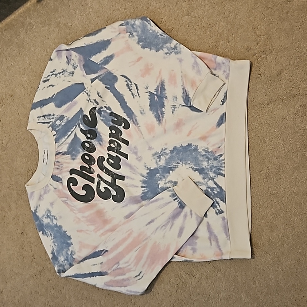 Tye die Choose happy sweatshirt